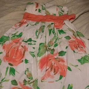 Size 1 city triangle strapless dress